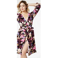 Noir Closet Romantic Women's Cotton Ribbon Robe